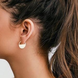 NEW Lulus Art Deco Gold Earrings